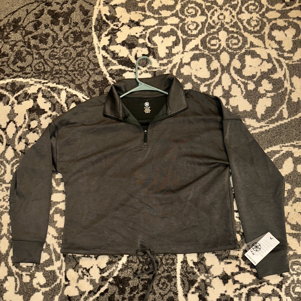 Gaiam Cropped Workout Sweatshirt